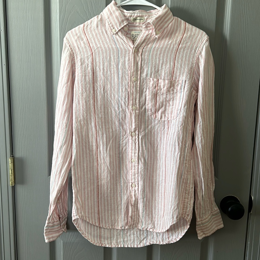 J. Crew Irish Linen Button Down